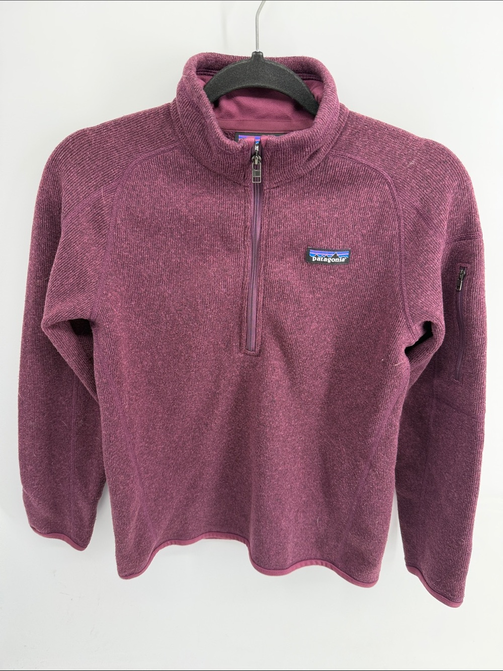 Patagonia Better Sweater knit quarter zip pullover sweater sz XS